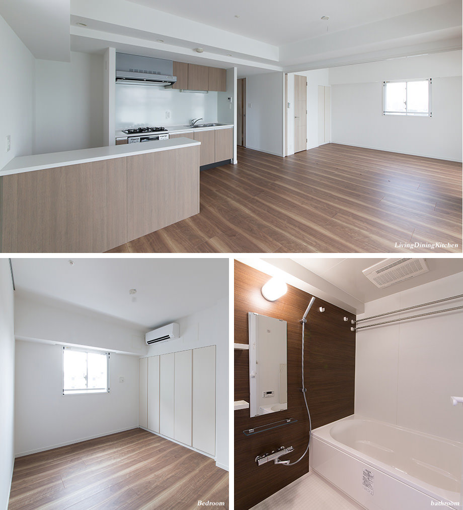 LivingDiningKitchen・Bedroom・bathroom